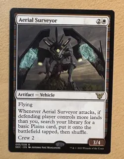 MTG Aerial Surveyor Magic The Gathering Card, Neon Dynasty - Image 1