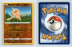 Blatoy #102/202 Sword & Shield Base Set Reverse Holo Common Pokemon TCG Card - Image 1