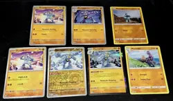 Machop Machamp Machoke Pokemon TCG Mixed 7 Card Lot Holo Rare Reverse + - Image 1
