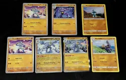 Machop Machamp Machoke Pokemon TCG Mixed 7 Card Lot Holo Rare Reverse + - Image 2