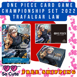 One Piece Card Game Championship Set 2022 Trafalgar Law Playmat & Card NEW - Image 1