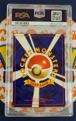 1997 Ditto #132 Holo Rare Fossil Set Japanese Pokemon Card PSA 6 EX-MT - Image 2