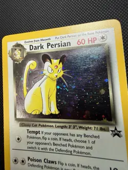 Dark Persian 17 Wizards Black Star Promo Pokemon Card NM- - Image 2