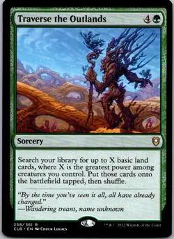Traverse the Outlands R Commander Legends: BFBG 258 NM Normal - Image 1