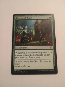 Elemental Bond #163 (NM) Commander 2019 C19 Magic MTG - Image 1