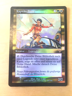 MTG Foil Kapitan Sisay Invasion German PL - Image 1