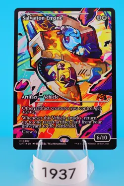 MTG Salvation Engine (Showcase) Aetherdrift Foil #397 - Image 1