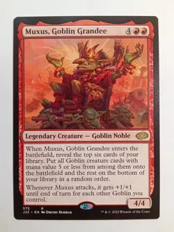 Muxus, Goblin Grandee 575 Jumpstart 2022 MTG - Image 1