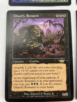 Magic The Gathering Ghastly Remains X4 Legions LP+ Condition - Image 4