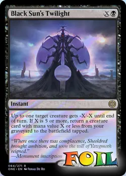 Black Sun's Twilight 84 MTG Phyrexia: All Will Be One Rare NP Foil - Image 1