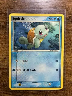 Squirtle - 63/100 - Common, English Pokemon EX Crystal Guardians - Image 2
