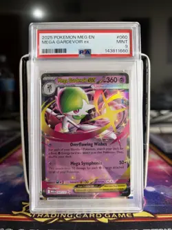 PSA 9 MEGA GARDEVOIR EX HOLO 060/132 MEGA EVOLUTIONS POKEMON CARD - Image 1