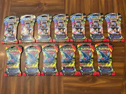 Pokemon Phantasmal Flames Sleeved Booster Pack Lot of 13 - Image 1