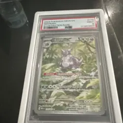 Pokemon Nidoking Illustration Rare Holo 174/165 Scarlet & Violet 151 PSA 9 2023 - Image 1