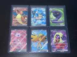 Pokemon TCG 151 Ultra Rare Lot of 6 - Charizard Blastoise Mew Zapdos - Image 1
