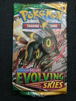 Pokemon TCG Evolving Skies Booster Packs - Complete Art Set of 4 Sealed Packs - Image 5