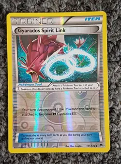 Pokemon XY BREAKpoint 101/122 Gyarados Spirit Link Reverse - 2015 - NM - Image 1
