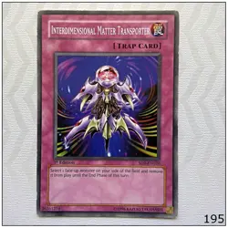 Interdimensional Matter Transporter - SD1-EN026 - Common 1st Edition Yugioh - Image 1