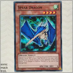 Spear Dragon - SDDL-EN016 - Common 1st Edition Yugioh - Image 1