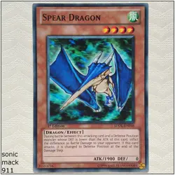 Spear Dragon - SDDL-EN016 - Common 1st Edition Yugioh - Image 1