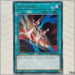 Cost Down - MAZE-EN055 - Rare 1st Edition Yugioh - Image 1