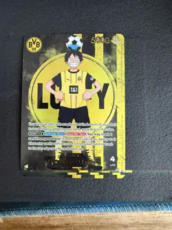 2025 ONE PIECE PROMOS BVB X ONE PIECE MATCH DAY 2025 #003 MONKEY D. LUFFY - Image 1