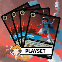 4x Jasmine - Steady Strategist (#171) Playset - Disney Lorcana, Reign of Jafar - Image 1