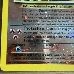 Pokemon Entei TCG 34/53 WOTC Black Star Promo Holo Card - Image 2