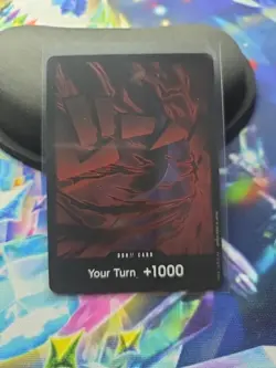 Black & Red Royal Blood Your Turn +1000 • Foil One Piece Don!! Card - Image 1