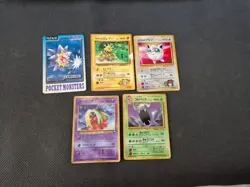 Pokemon Card Japanese Vending Series Gym Promo Glossy Carddass Bundle - Image 1