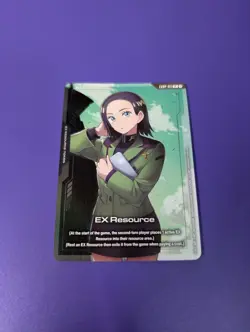 Gundam Card Game EX Resource - EXRP-011 P - Bandai Comoli Gquuuuuux Assemble - Image 1