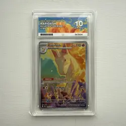 Pokemon Rapidash Illustration Rare Card 189/182 Destined Rivals Series Ace 10 - Image 1