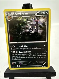 Umbreon Black Star Promo XY96 Cosmos Holo Card Near Mint Condition - Image 1