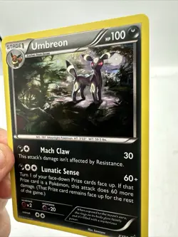 Umbreon Black Star Promo XY96 Cosmos Holo Card Near Mint Condition - Image 4