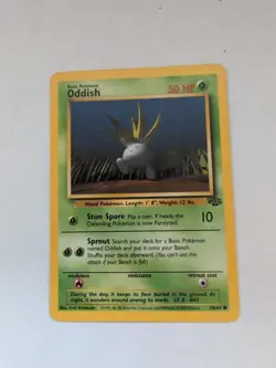 Oddish - 58/64 - Pokemon Jungle 1999 - Unlimited Common WOTC Card - Image 1