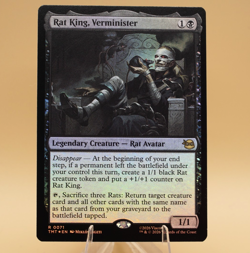 Rat King, Verminister | 71 | Rare | Foil | TMNT | MTG - Image 1