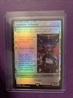 Magic: The Gathering Final Fantasy Summon: Bahamut Foil English Mythic Rare - Image 1
