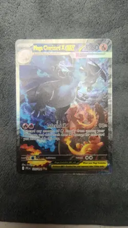 Mega Charizard X EX SIR PFL PACK FRESH NM GLOVES ONLY Pokemon Tcg - Image 2