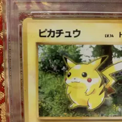 PSA5 Pokemon Card Pikachu #025 Common Jungle Set Japanese 1997 TCG Trading Card - Image 3
