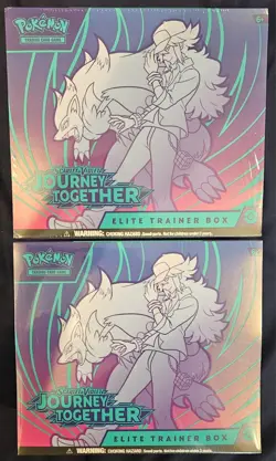 Pokemon Scarlett & Violet Journey Together 2x ETB Lot - Image 1