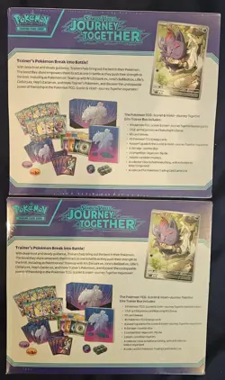 Pokemon Scarlett & Violet Journey Together 2x ETB Lot - Image 2