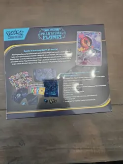 POKEMON TCG PHANTASMAL FLAMES ELITE ETB TRAINER BOX FACTORY SEALED - Image 2
