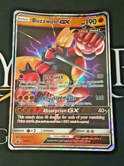 Buzzwole GX - SM69 Black Star Promo (Pokemon) Ultra Rare - JUMBO OVERSIZED - Image 1
