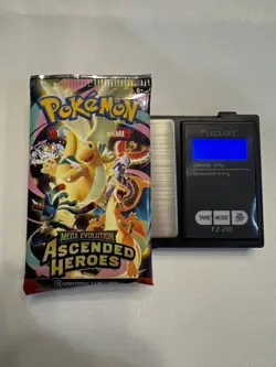 HEAVY! 22.82g Ascended Heroes Pokemon TCG Booster (SEALED) UUUUGOD PACKUUUU - Image 1