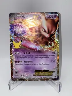 Pokemon TCG Mewtwo EX 54/99 Celebrations Classic Collection Holo - NM - Image 1