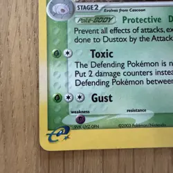 Dustox 6/109 Holo Pokemon ex Ruby & Sapphire NM - Image 2