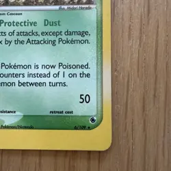 Dustox 6/109 Holo Pokemon ex Ruby & Sapphire NM - Image 3