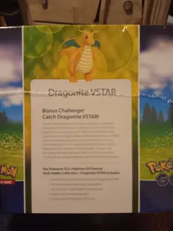 Pokemon Go Dragonite VSTAR Premier Deck Holder Collection Sealed - Image 3