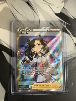 Pokemon TCG Marnie SWSH121 Black Star Promo English Full Art 2021 - Image 1