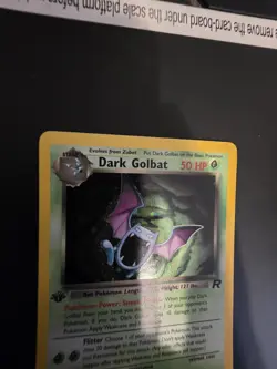 ✅🔥2000 Pokemon Dark Golbat 1st Edition Holo 7/82 Team Rocket LP+🔥✅ - Image 2